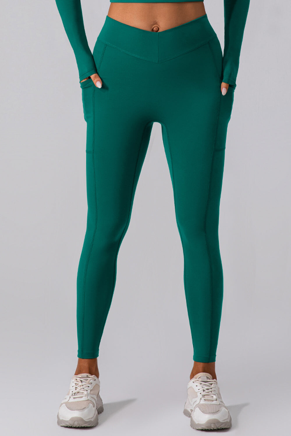 Glow High Waist Leggings with Pockets