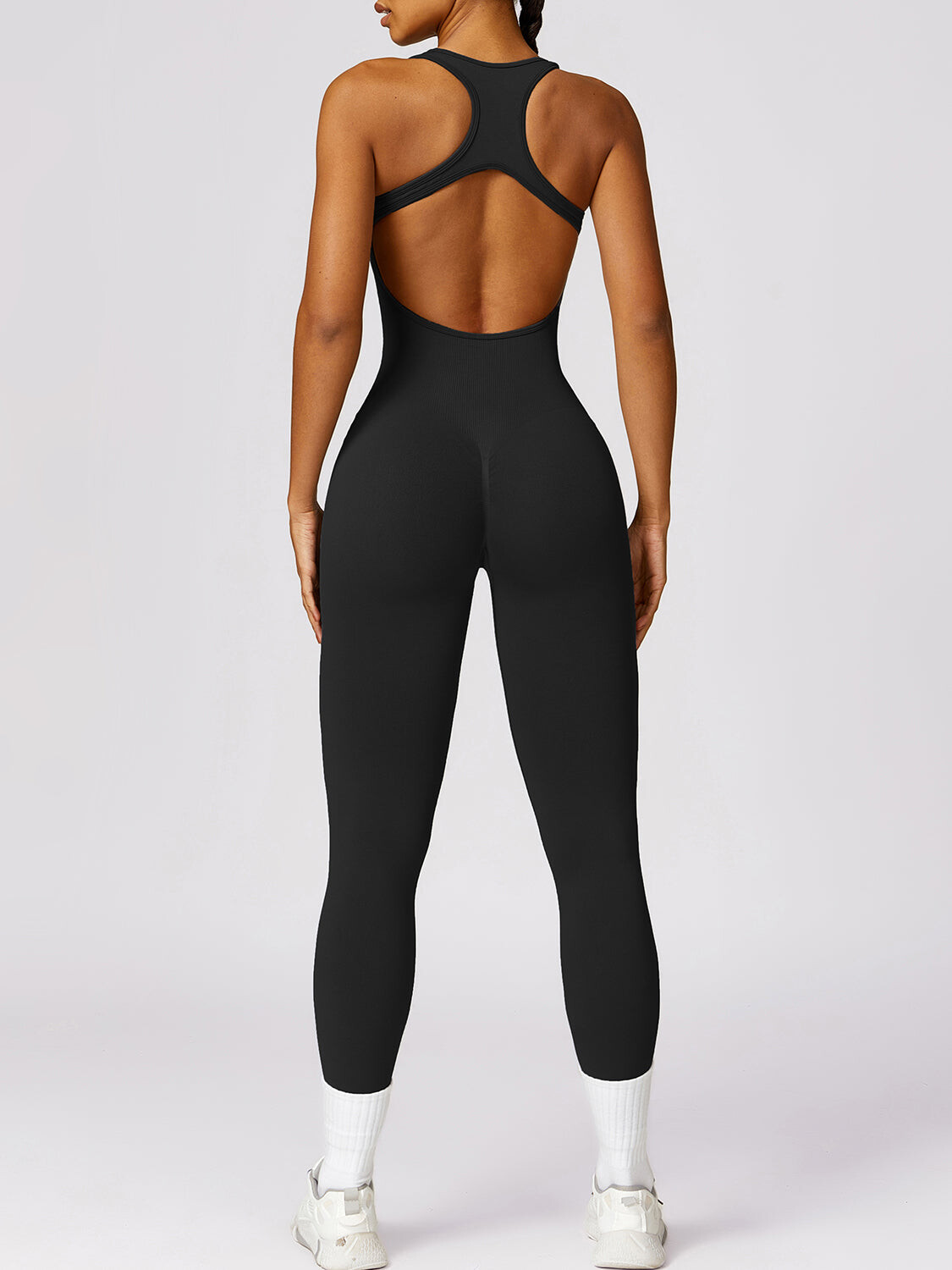 Serene Racerback Cutout Jumpsuit