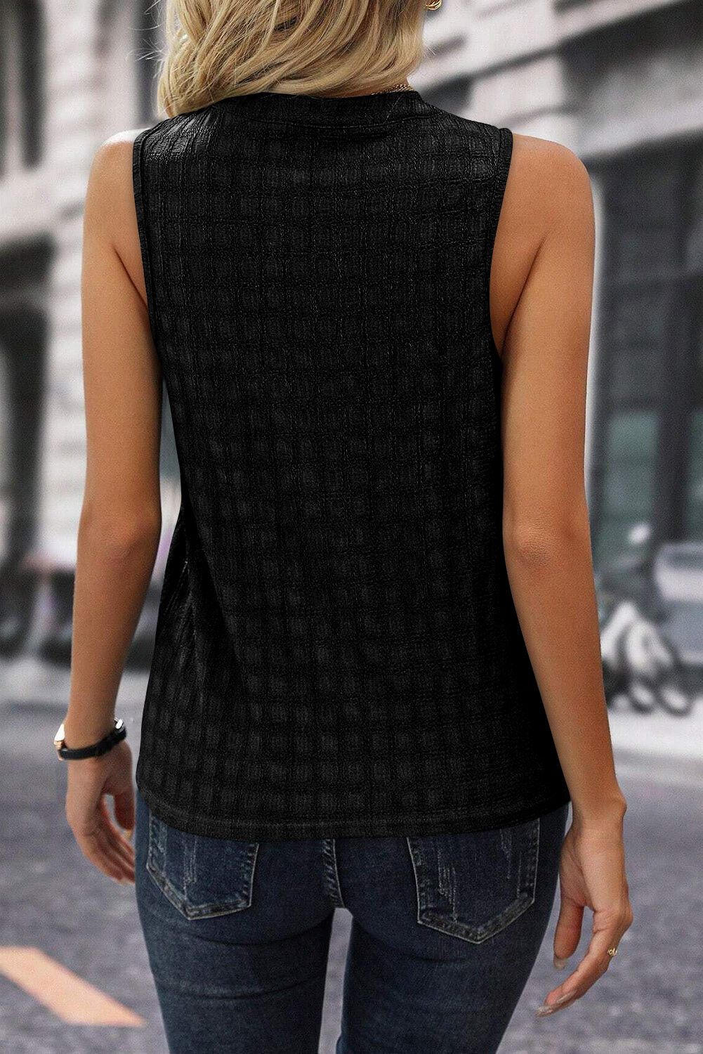 Midnight Weave Top