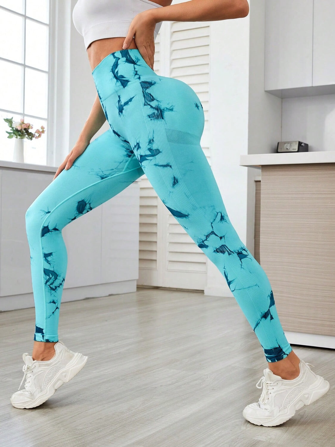 Nebula High Waist Printed Leggings