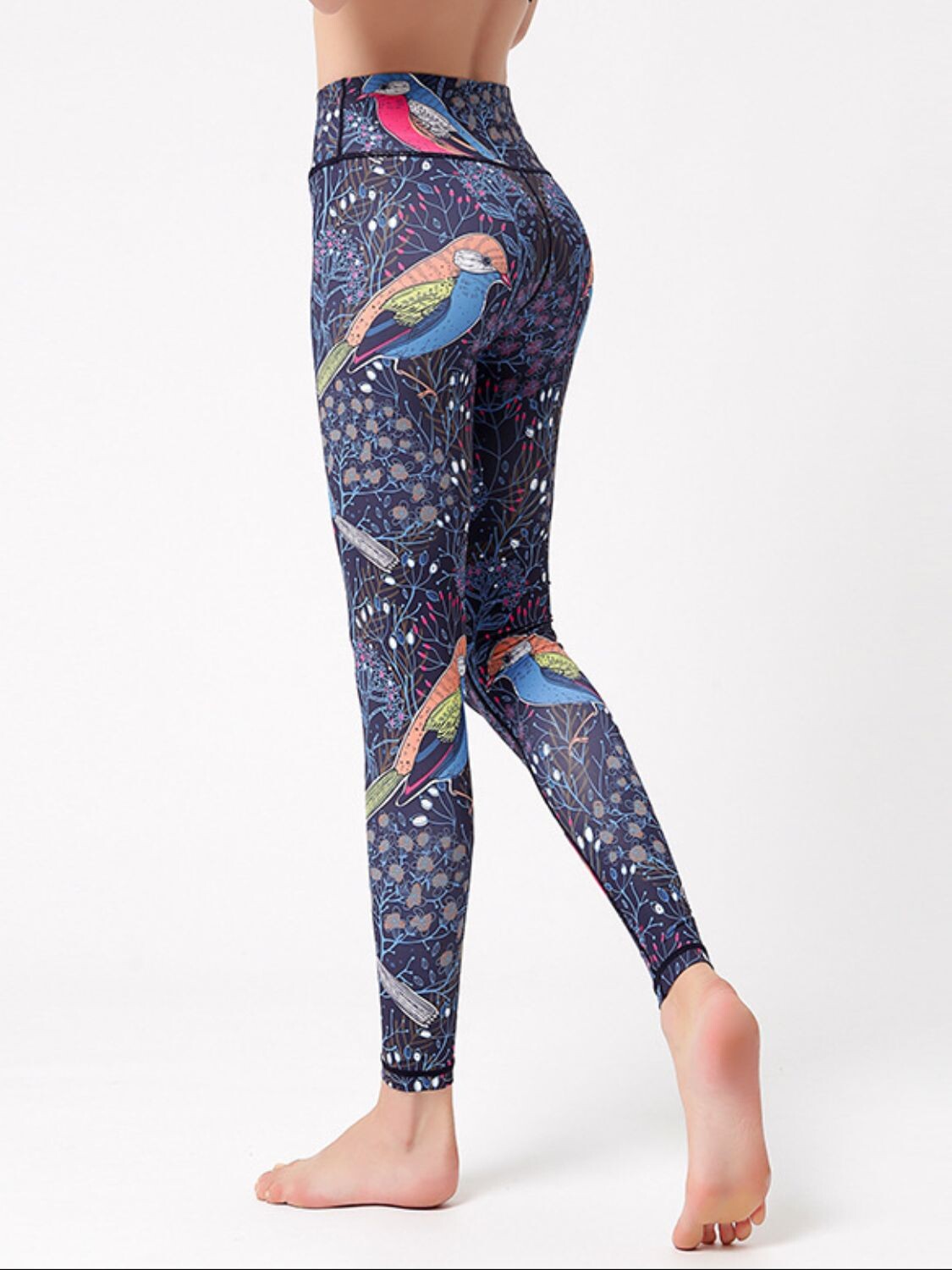 Majestic Print High-Waist Leggings