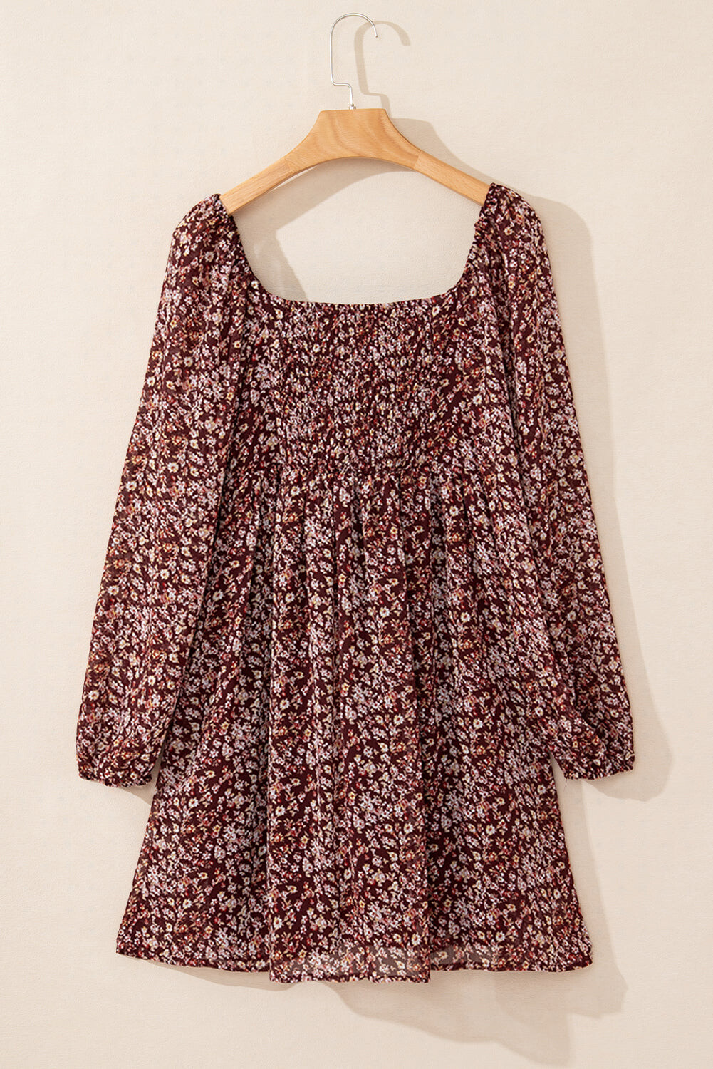 Crimson Blossom Dress