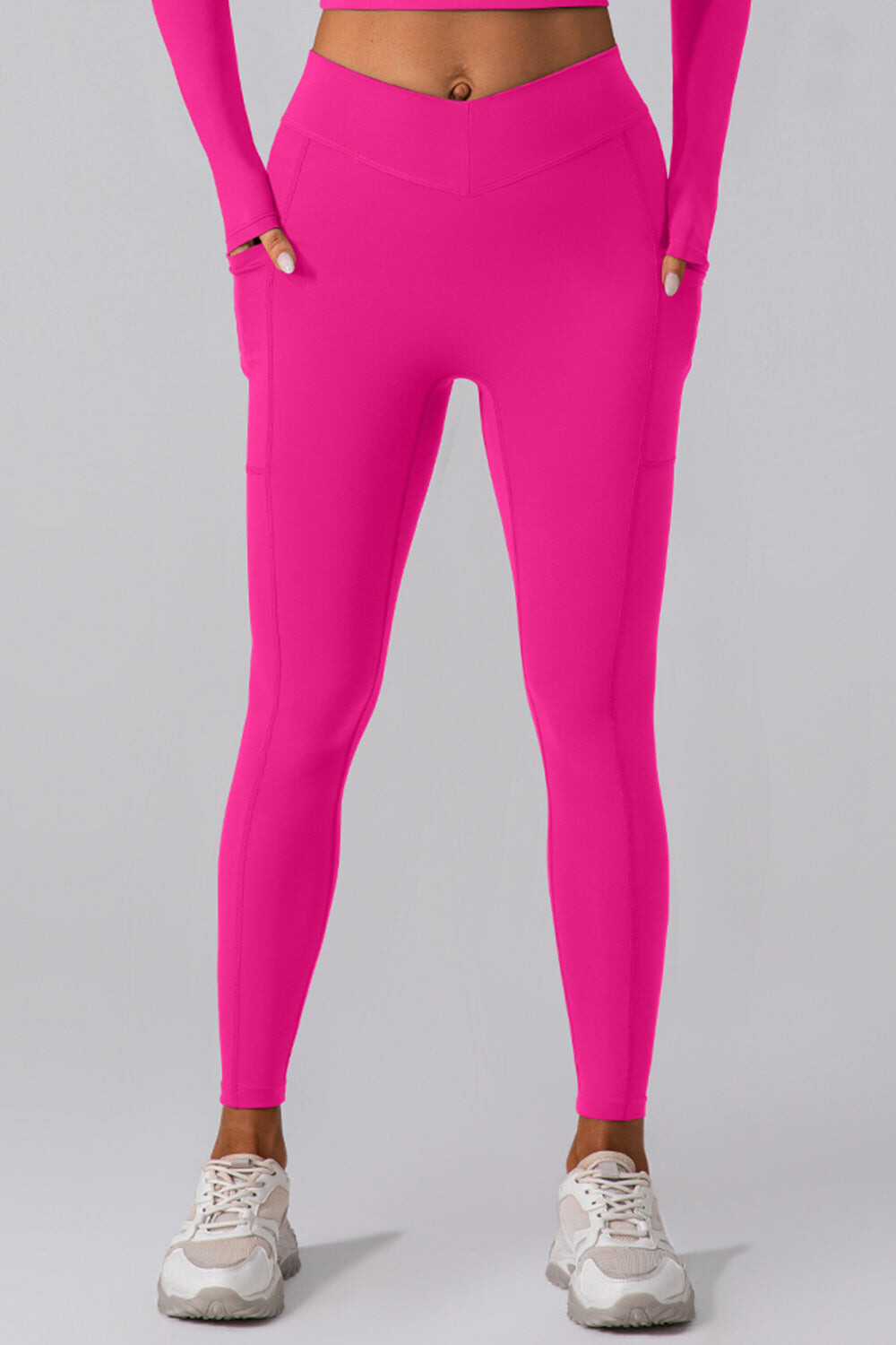 Glow High Waist Leggings with Pockets